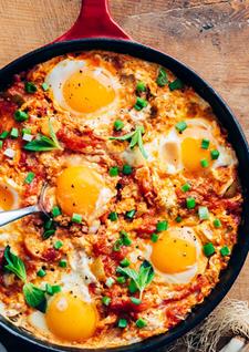 طرز تهیه منمن املت ترکیه ای