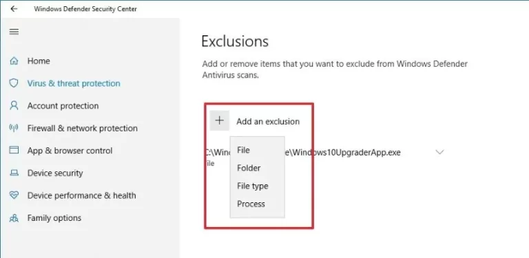 آموزش جلوگیری از پاک شدن فایل ها توسط آنتی ویروس ویندوز